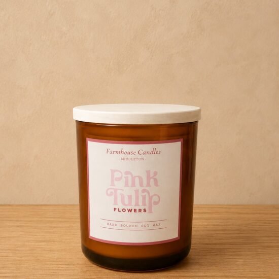Pink Tulip Signature Candle