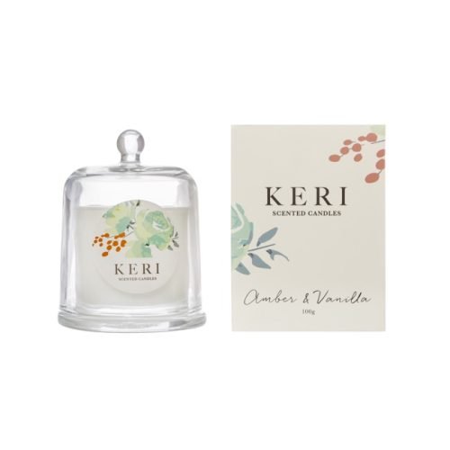 Scented Cloche Candle Carnival Amber & Vanilla 100g