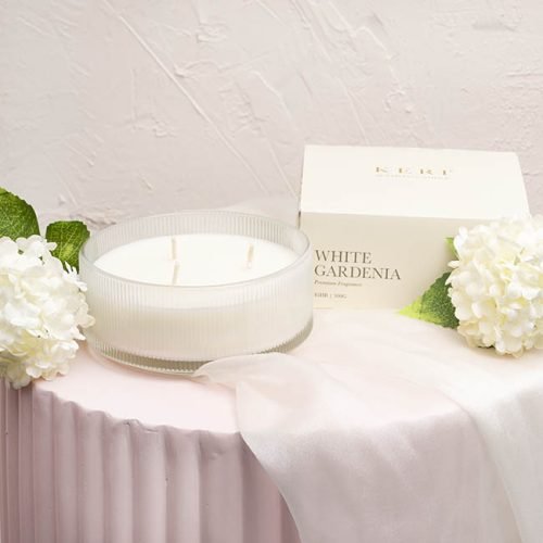 Luxe Scented Candle Indulgence 3-Wick Gardenia 300g
