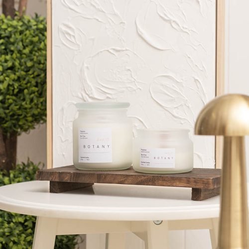 Scented Candle Botany Jar Vanilla Caramel 400g