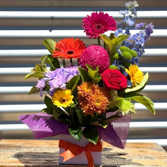 Bright beauty floral boxed arrangement