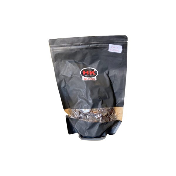 Fatty biltong pre-packaged