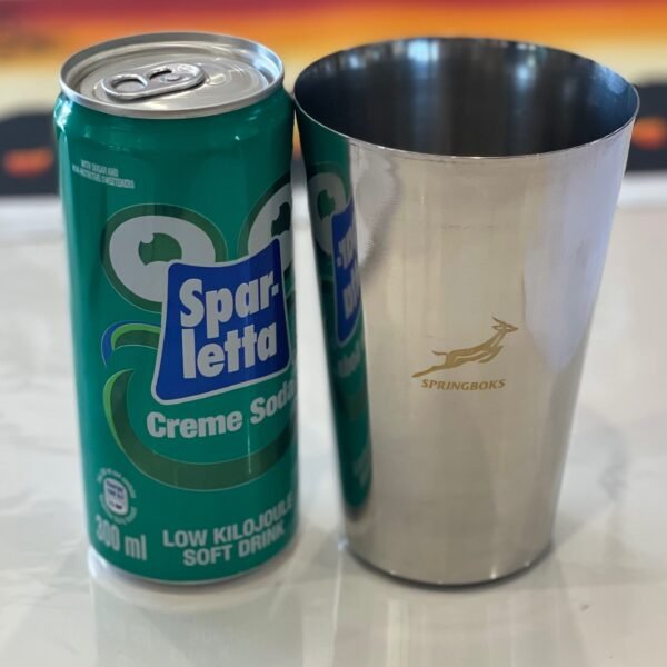 Springboks 400ml stainless steel tumbler