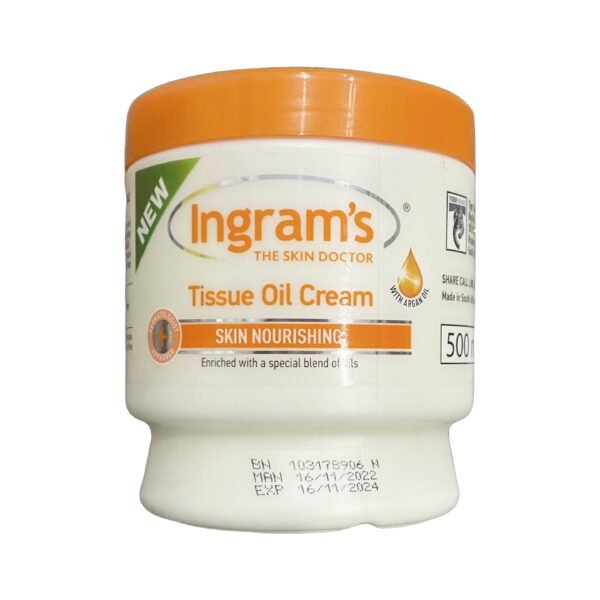 Ingrams Camphor Cream TISSUE OIL TUB 6x500ml