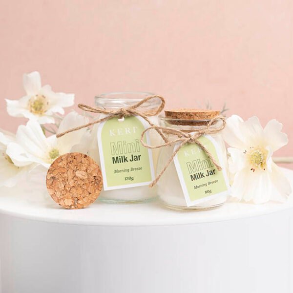 Scented Mini Milk Jar Candle 80g