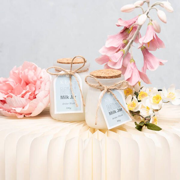 Scented Mini Milk Jar Candle 130g